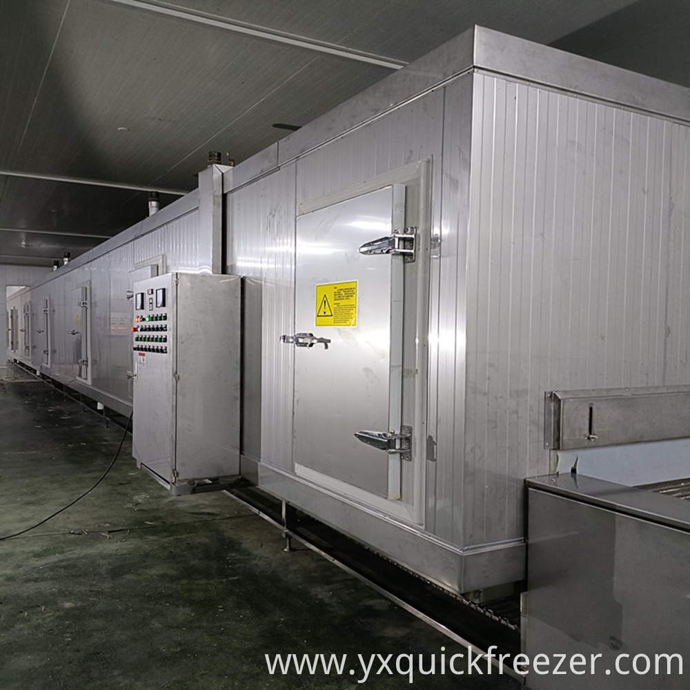 Blast Mesh Belt Tunnel Freezer